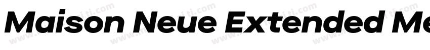 Maison Neue Extended Medium字体转换
